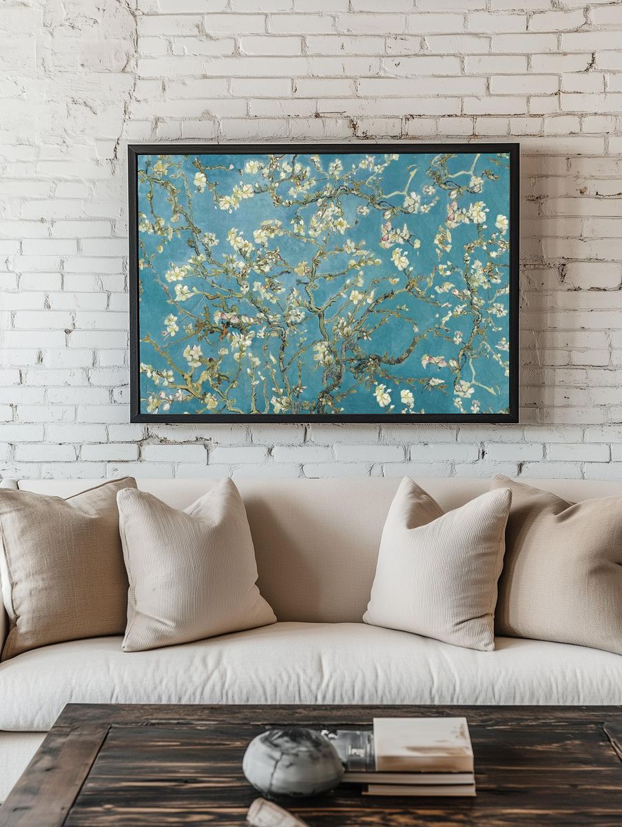 Van Gogh's Almond blossom background. — room view 1