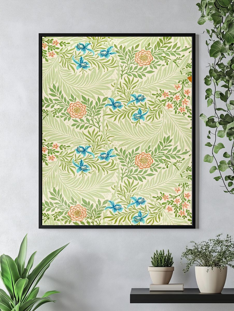 William Morris 's Larkspur (1874). — room view 4