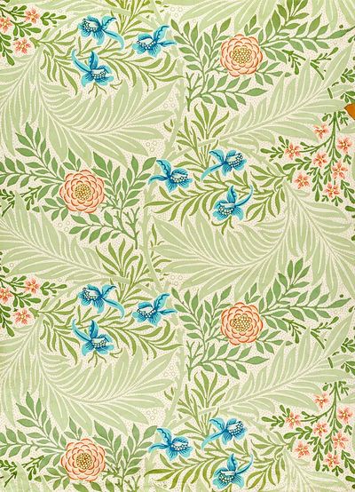 William Morris 's Larkspur (1874). poster print