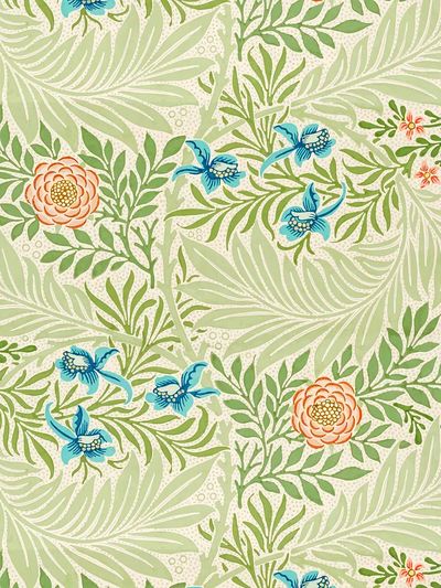 Tropical Floral Pattern Print. poster
