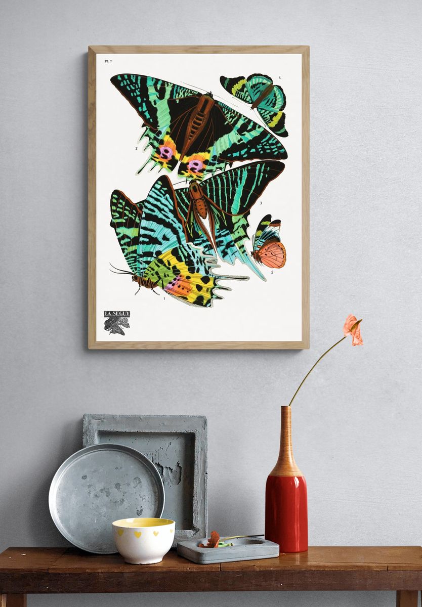 Climbing Vine Botanical Print. — room view 3