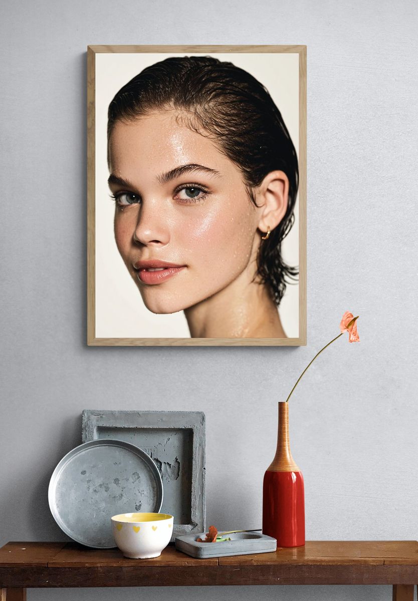 Radiant Beauty Portrait Poster. — room view 3
