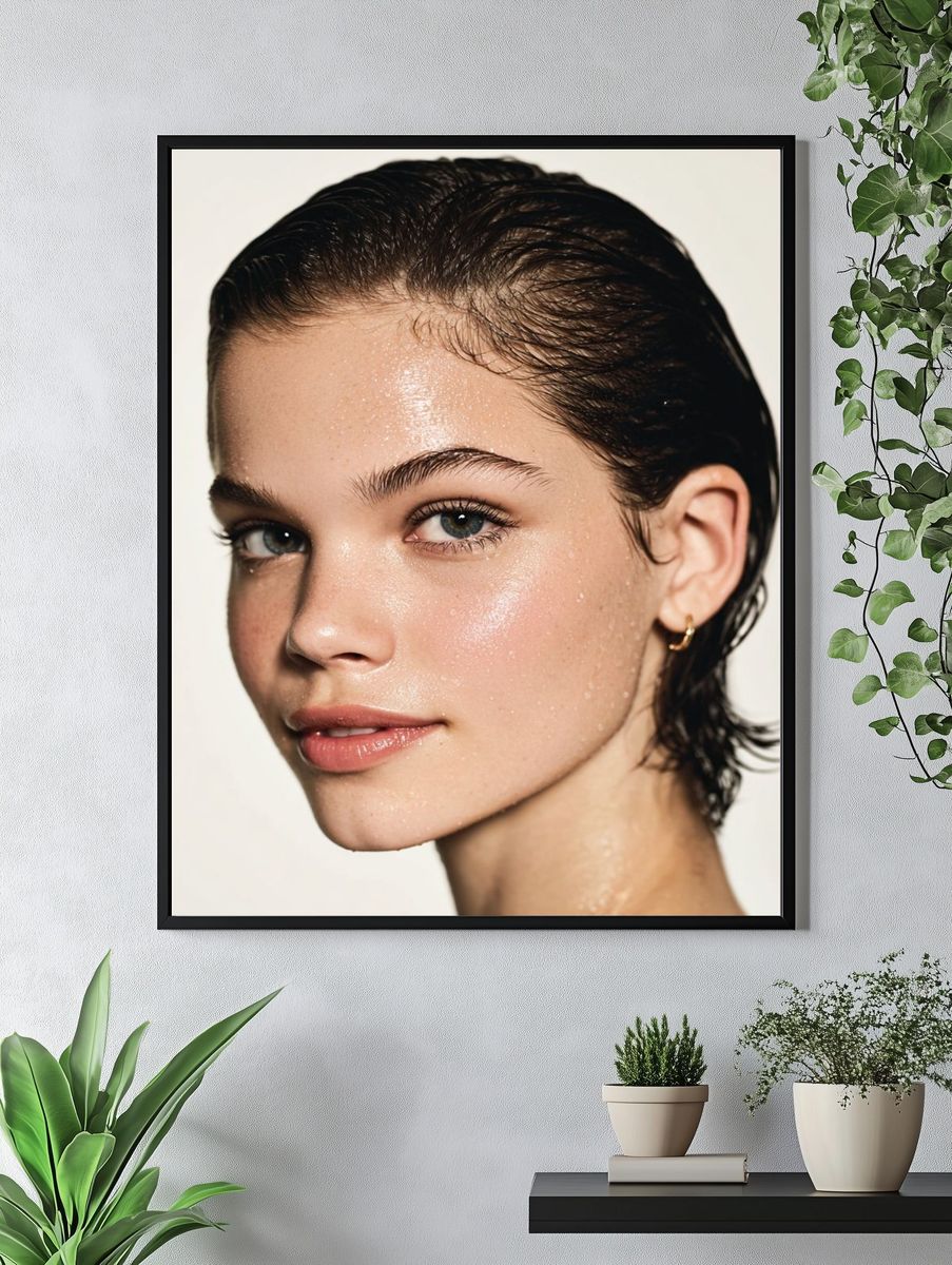 Radiant Beauty Portrait Poster. — room view 4