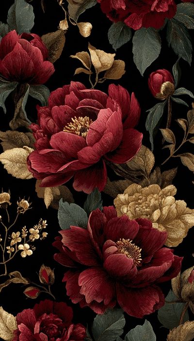 Elegant Floral Design — Botanical Print. poster