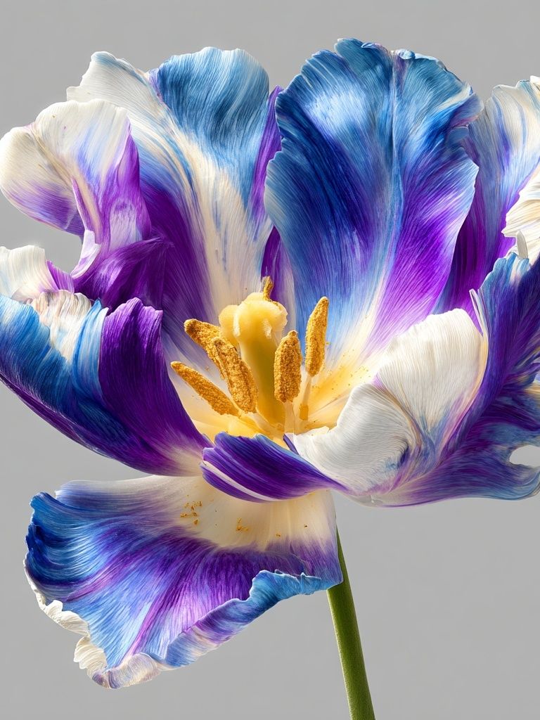 Vibrant Tulip — Botanical Print. poster — botanical art