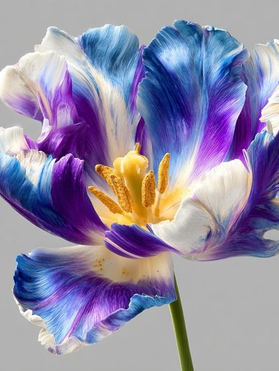 Vibrant Tulip — Botanical Print. poster