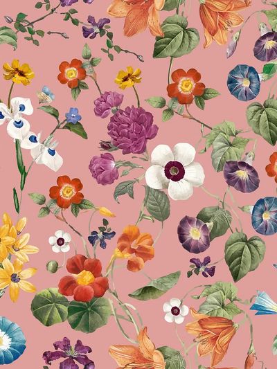 Colorful Floral Pattern — Botanical Print. poster print