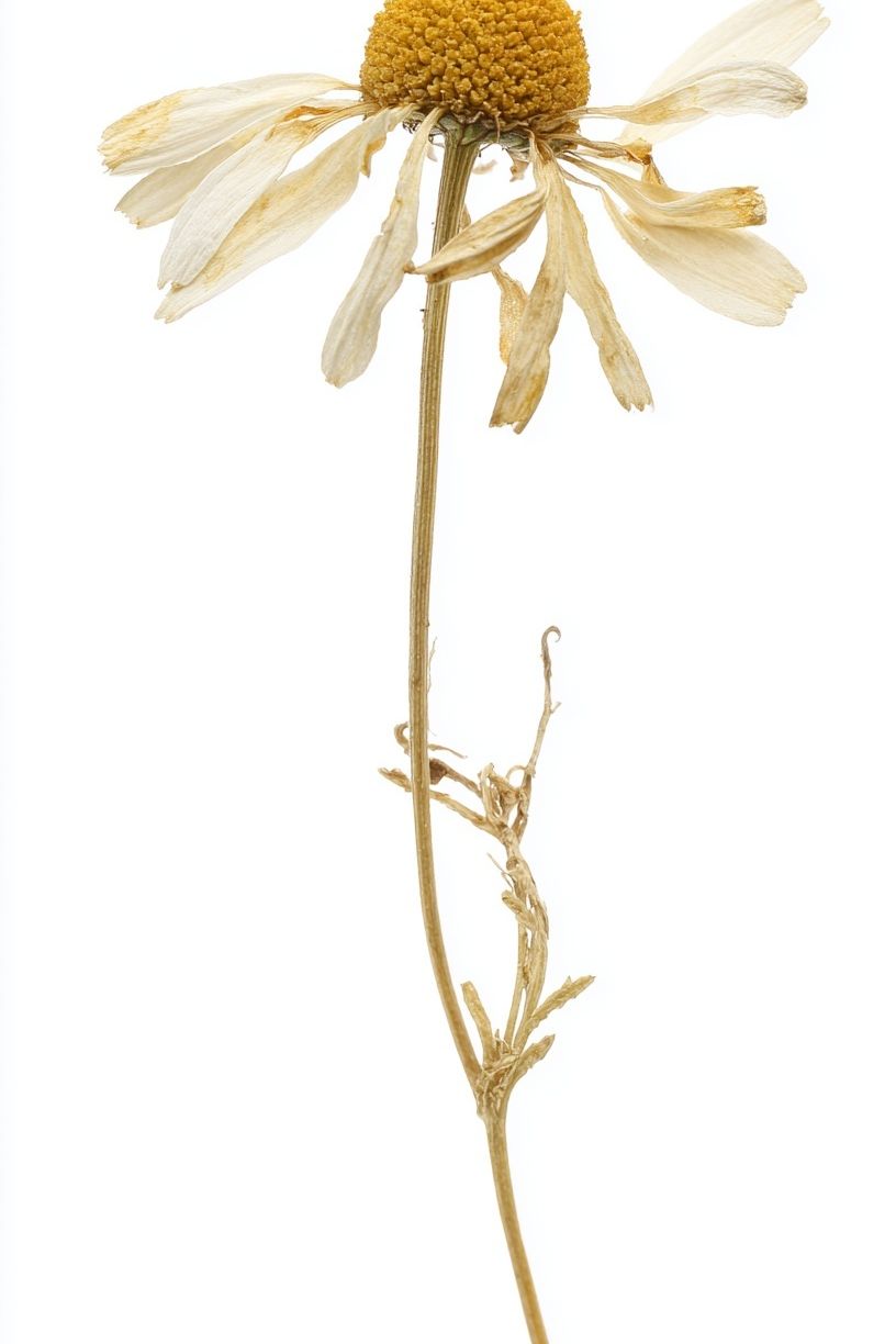 Dried Flower — Botanical Print. poster — botanical art