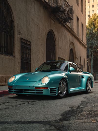 Porsche 959 — Automotive Photography Print. poster