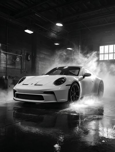 Porsche 911 in Smoke — Photography Print. poster print