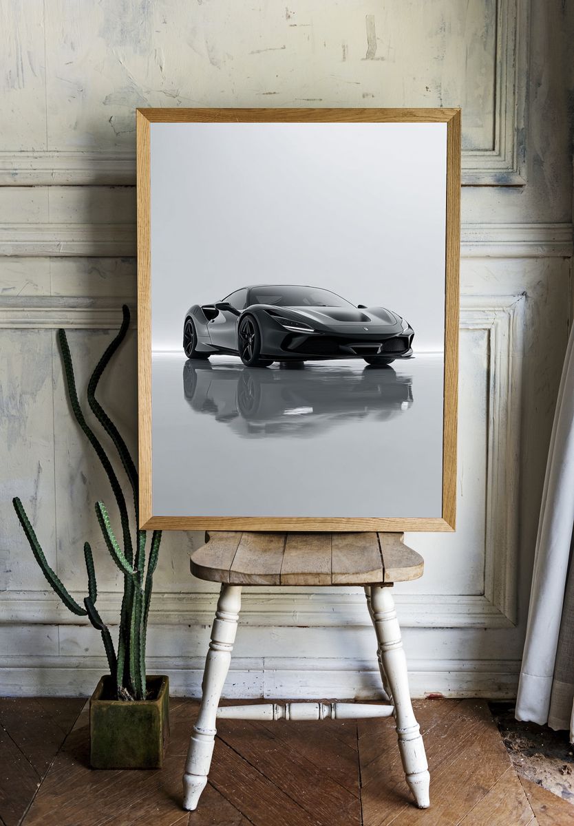 Ferrari F8 Tributo — Automotive Photography Print. — room view 1