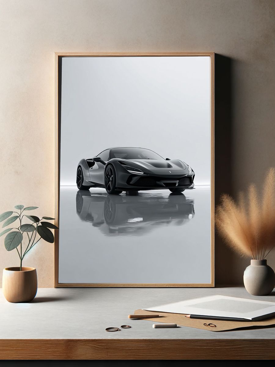 Ferrari F8 Tributo — Automotive Photography Print. — room view 2