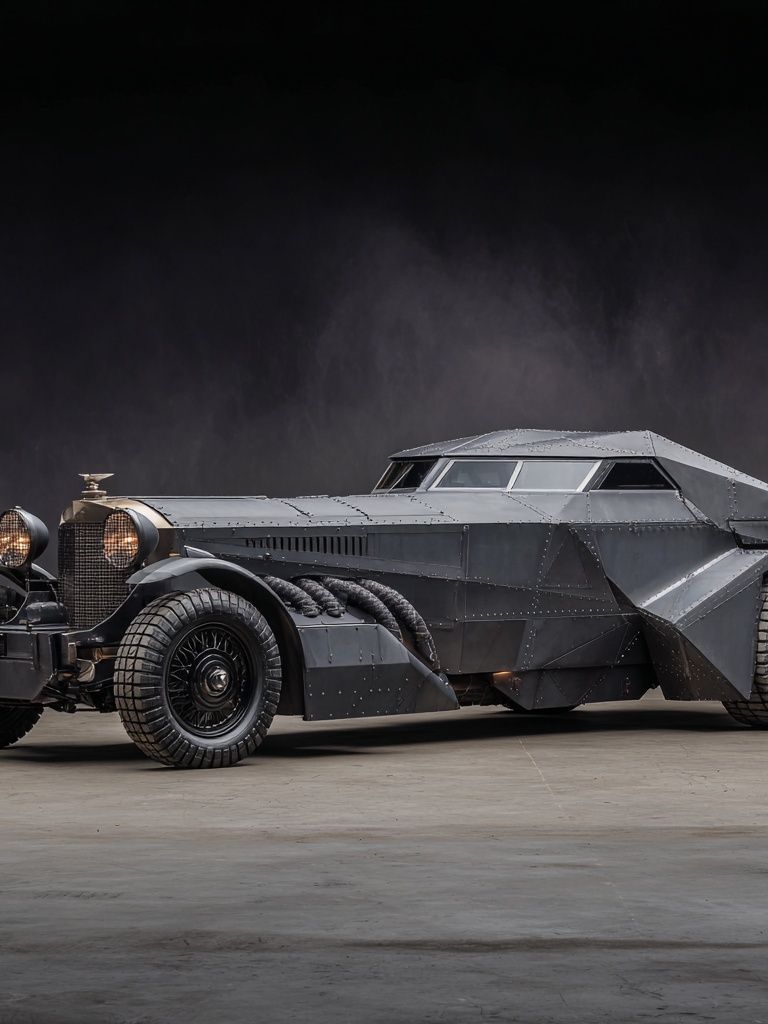 Retro Batmobile — Automotive Art Print. poster detail