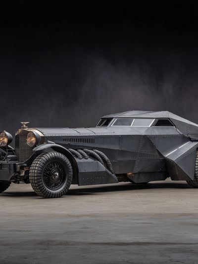 Retro Batmobile — Automotive Art Print. poster print