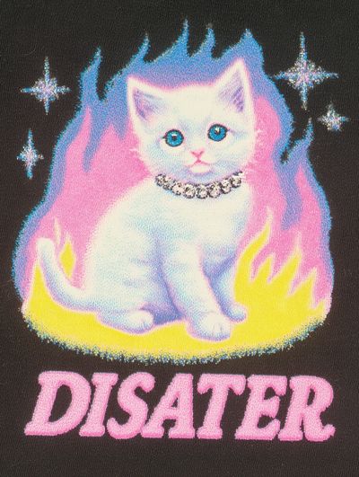 Disaster Cat — Retro Print
