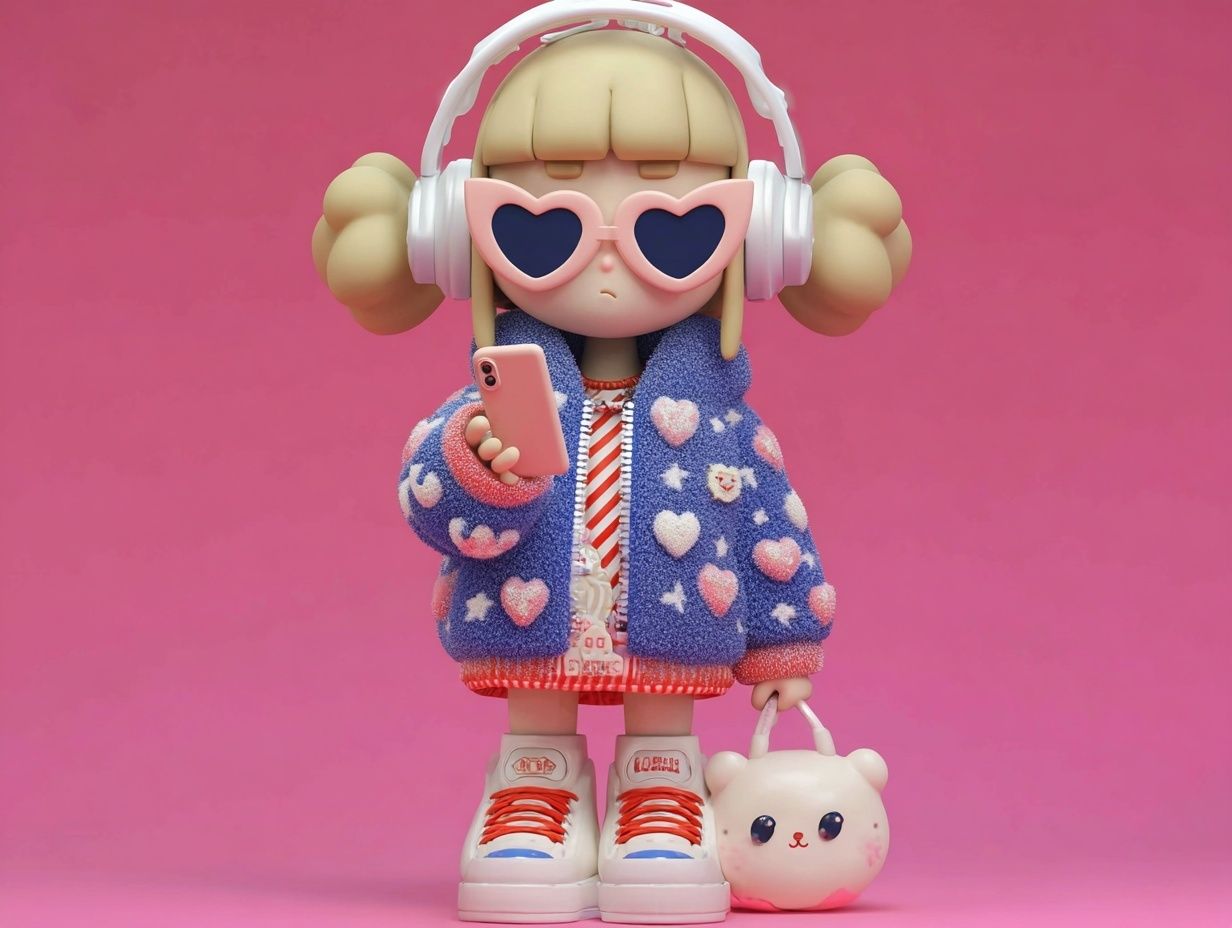Cute Character Illustration Poster. poster — illustration art