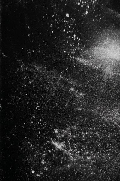 Cosmic Dust — Black-White Print. poster