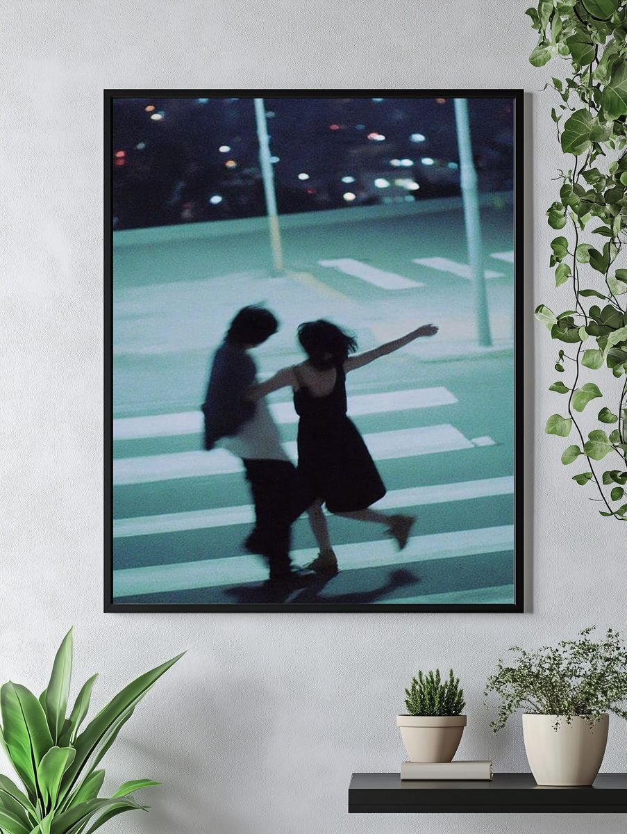 Couple Dancing at Night — Photography Print. — room view 4