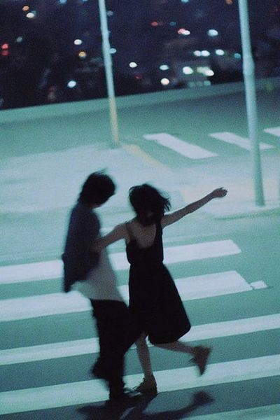 Couple Dancing at Night — Photography Print. poster print