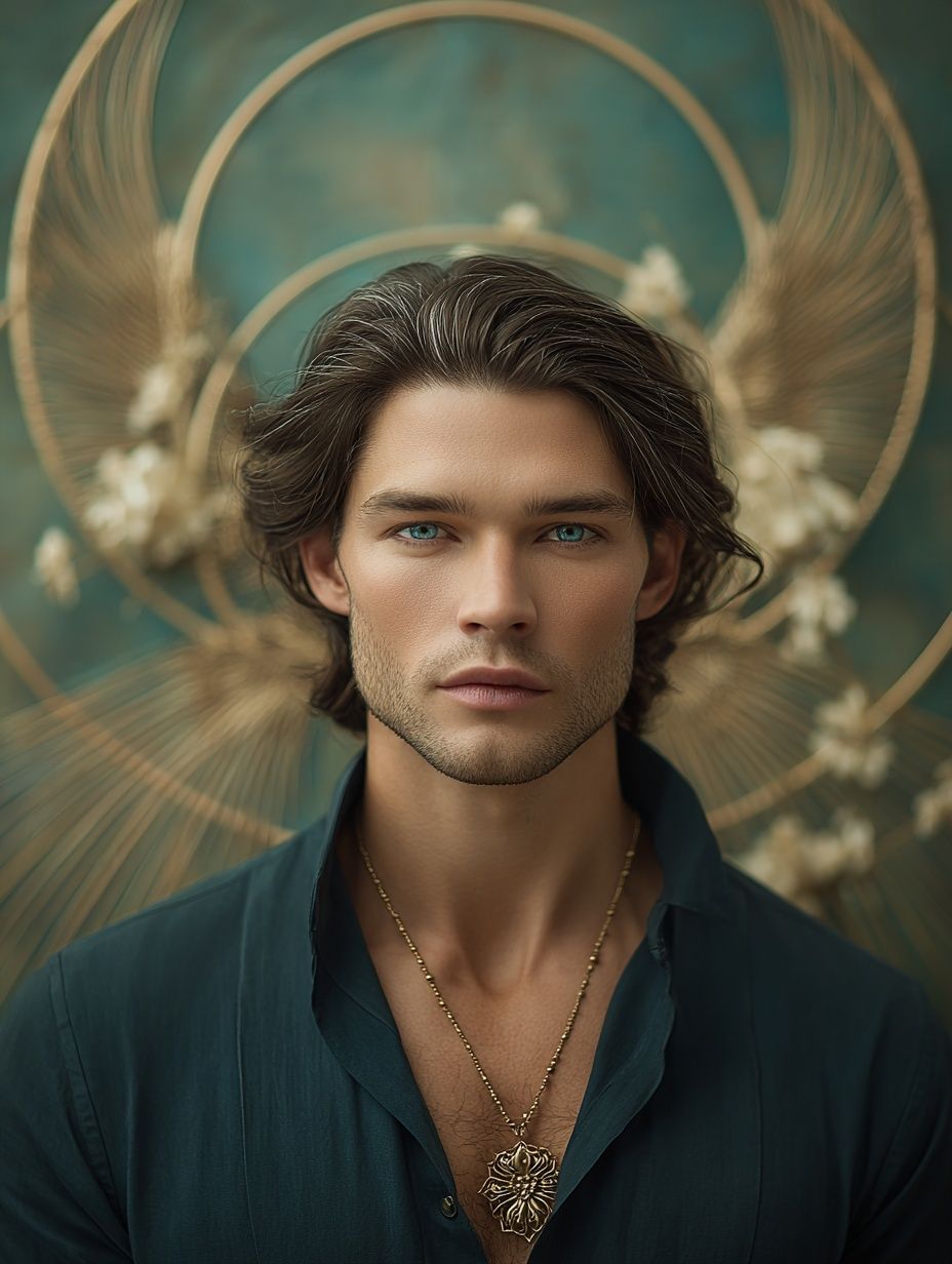 Celestial Portrait Photography Poster. poster detail