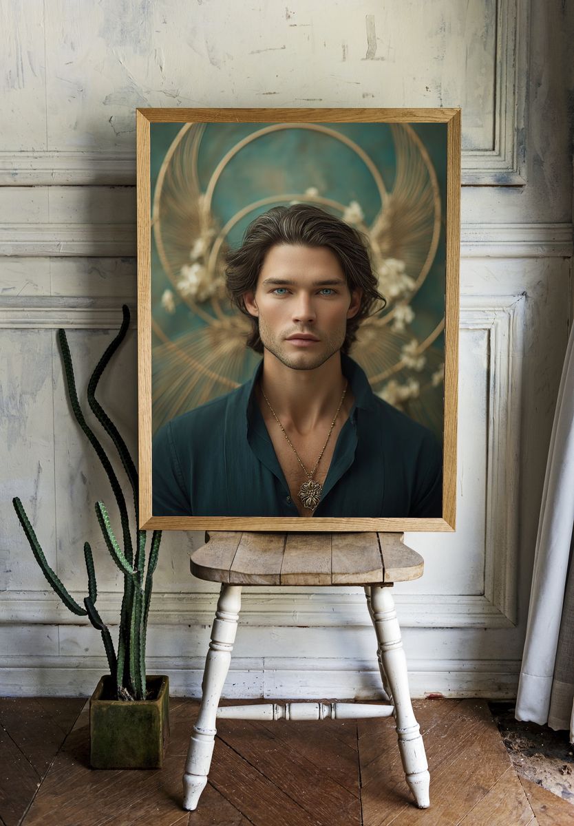 Celestial Portrait Photography Poster. — room view 1