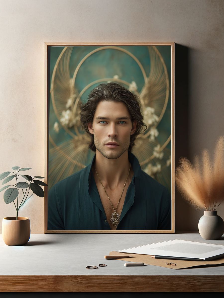 Celestial Portrait Photography Poster. — room view 2