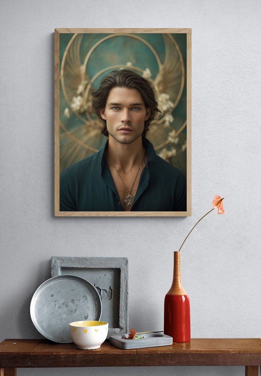 Celestial Portrait Photography Poster. — room view 3