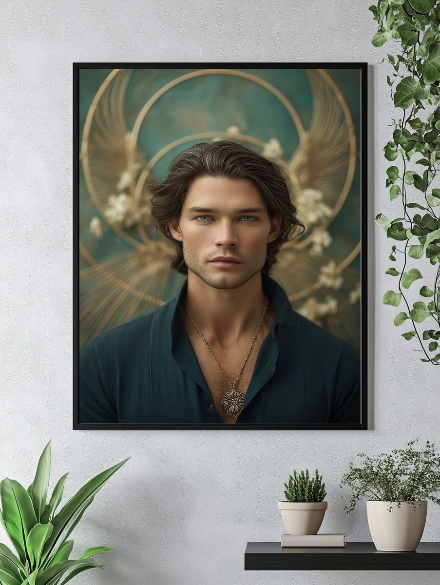 Celestial Portrait Photography Poster. — room view 4
