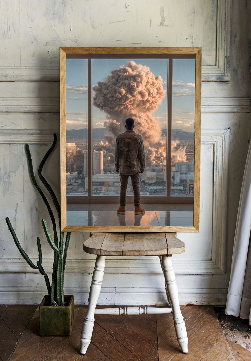 City Explosion Cinematic Poster. — room view 1