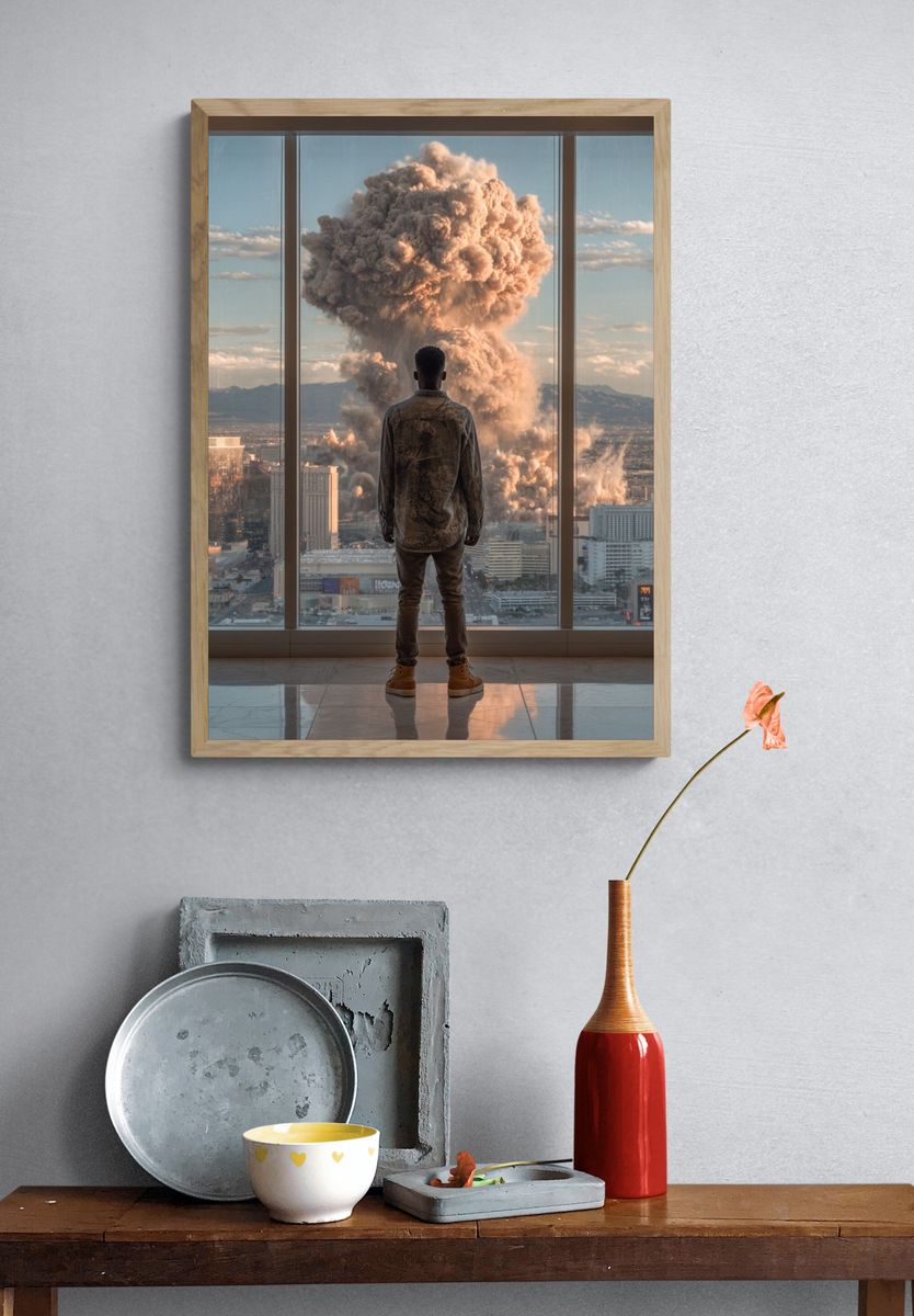 City Explosion Cinematic Poster. — room view 3