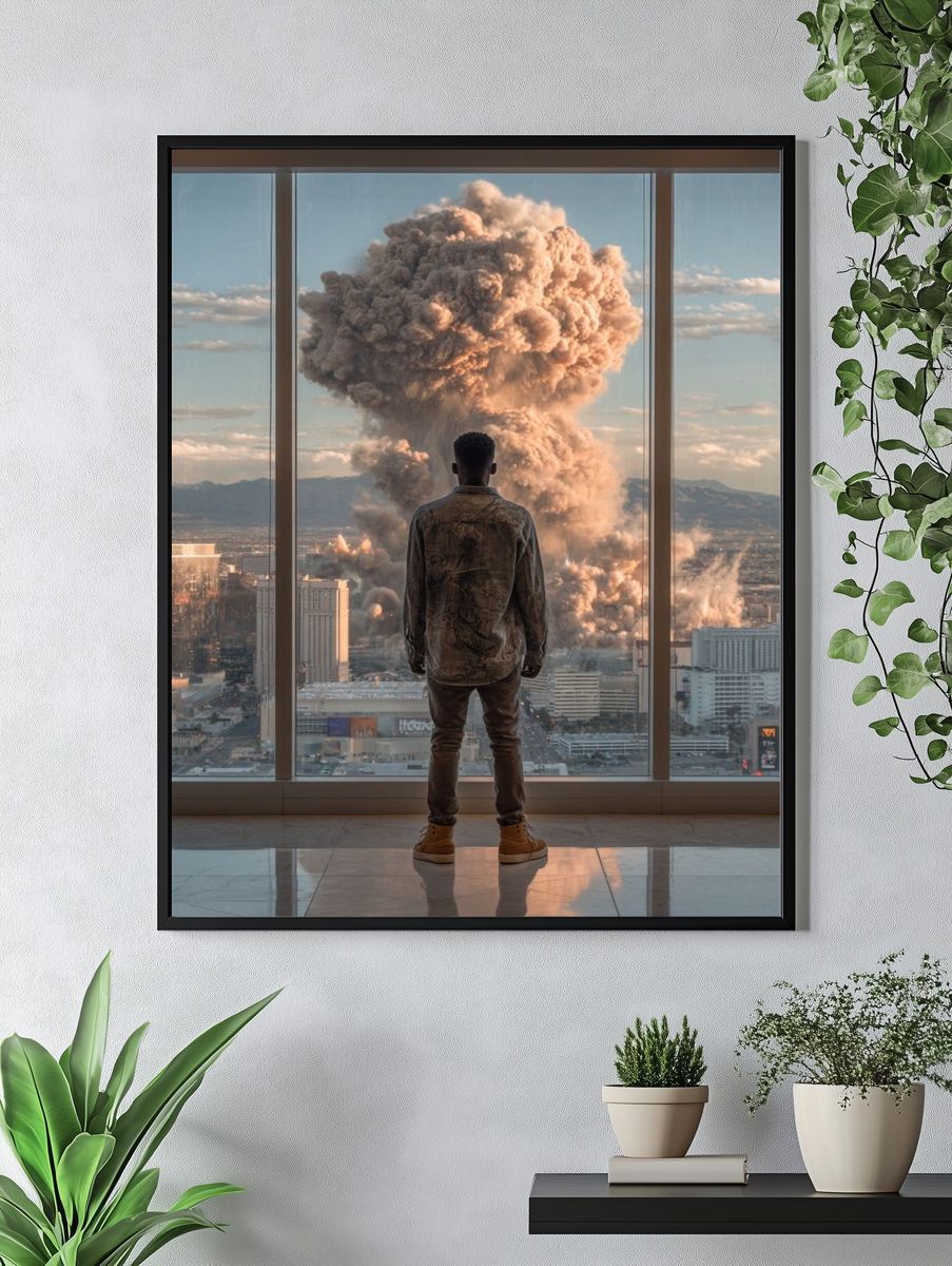 City Explosion Cinematic Poster. — room view 4