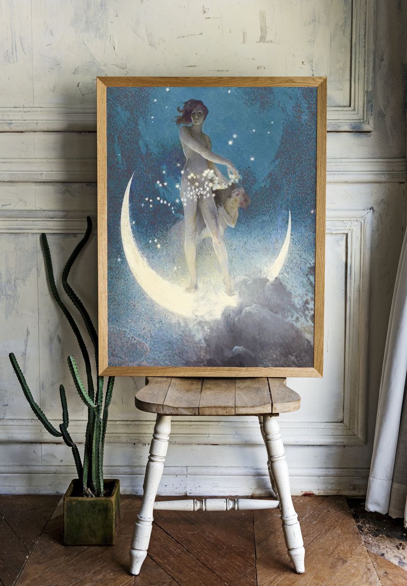Celestial Figures — Fine Art Print. — room view 1