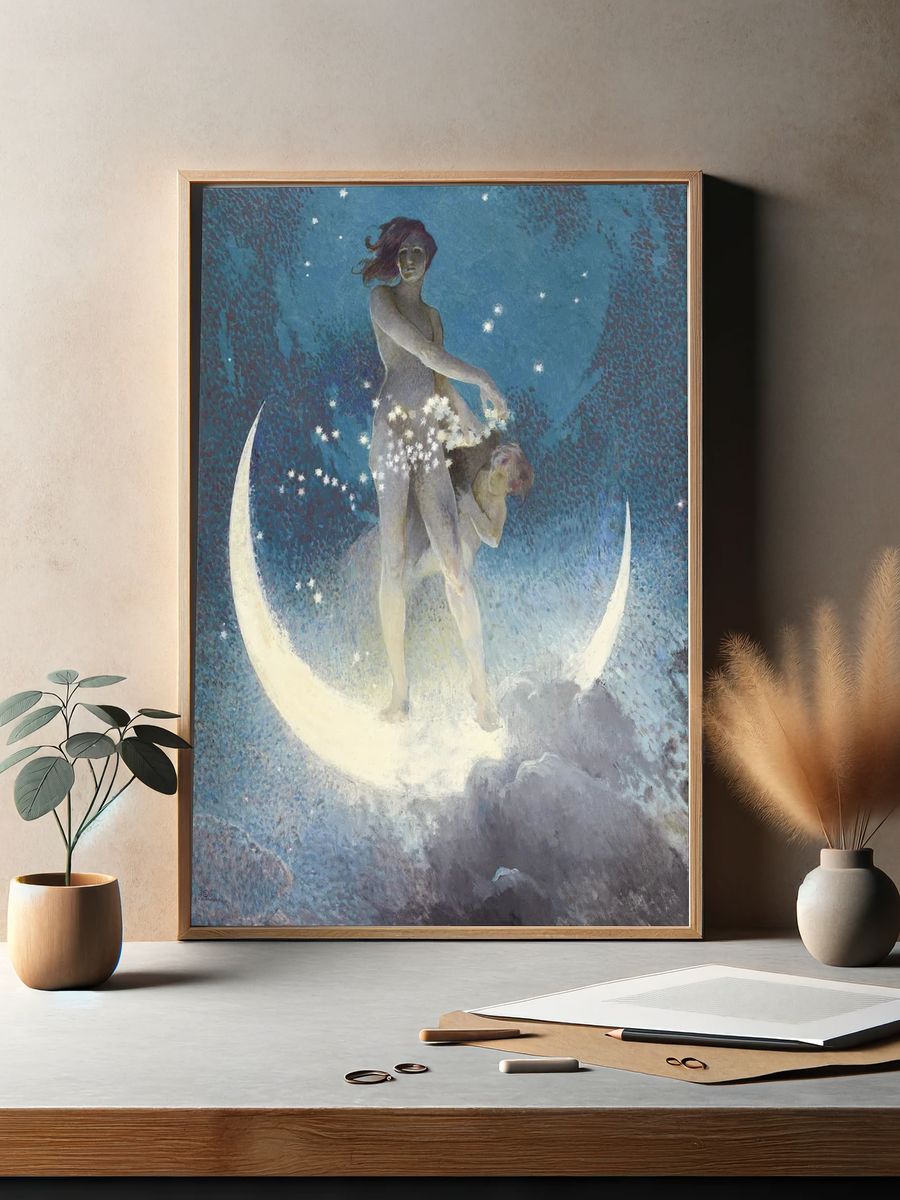 Celestial Figures — Fine Art Print. — room view 2
