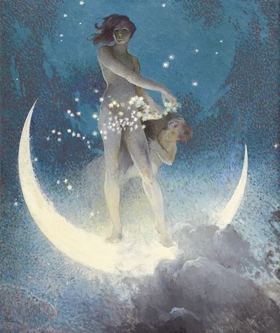 Celestial Figures — Fine Art Print. poster print