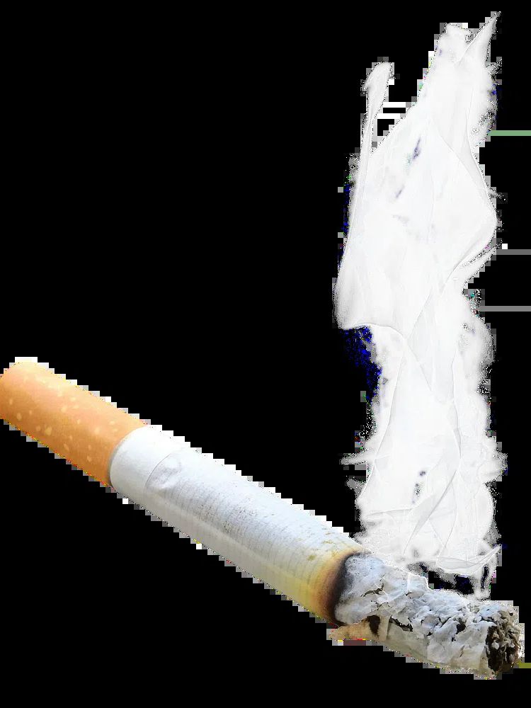 Cigarette Smoke Art Poster. poster detail