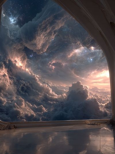 Celestial Clouds — Fine Art Print. poster print