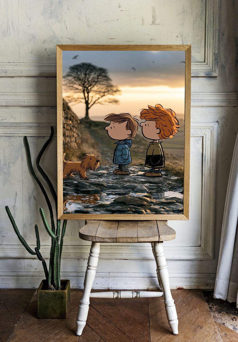 Peanuts Countryside Walk Poster. room preview