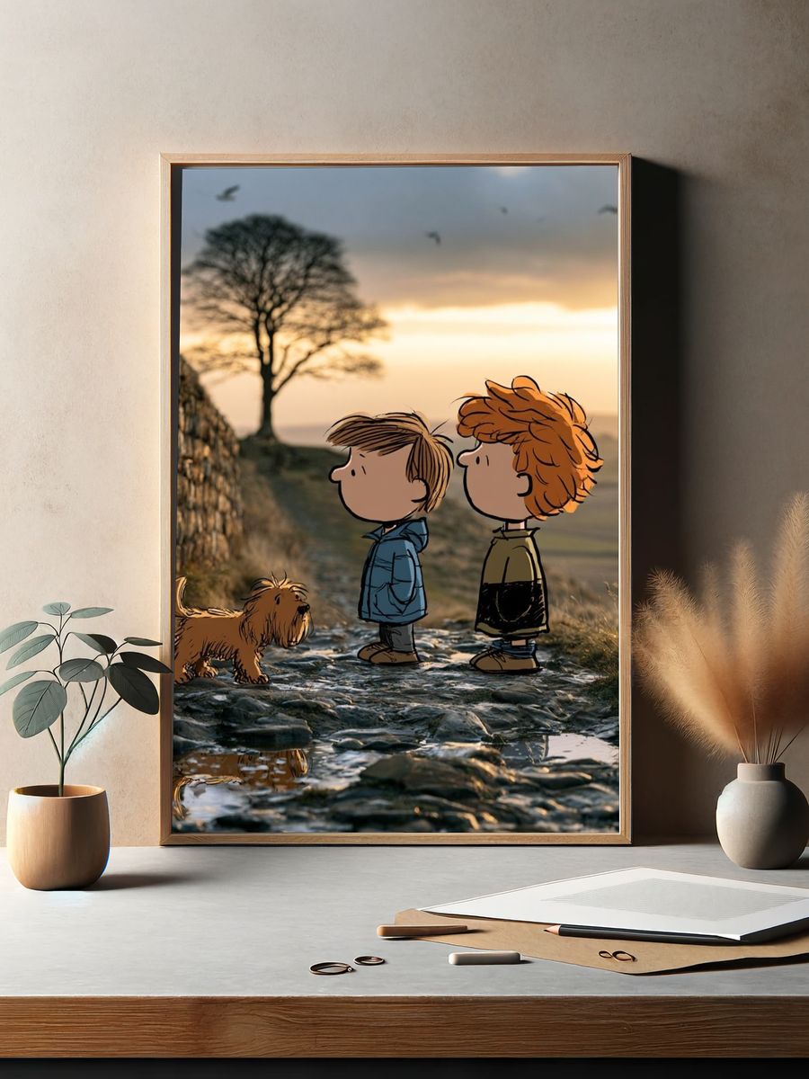 Peanuts Countryside Walk Poster. — room view 2