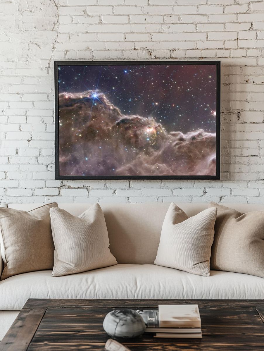 Cosmic Nebula — Space Print. room preview