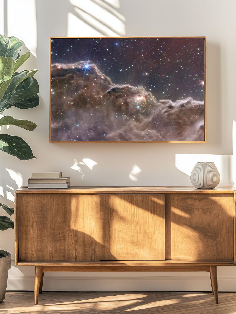 Cosmic Nebula — Space Print. — room view 3