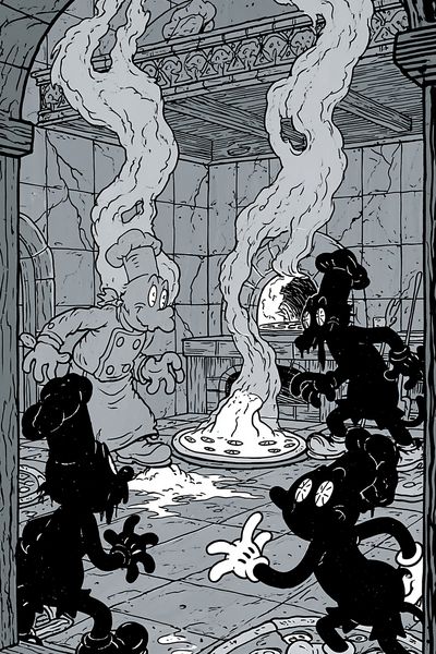 Mickey Mouse Kitchen Chaos Poster.