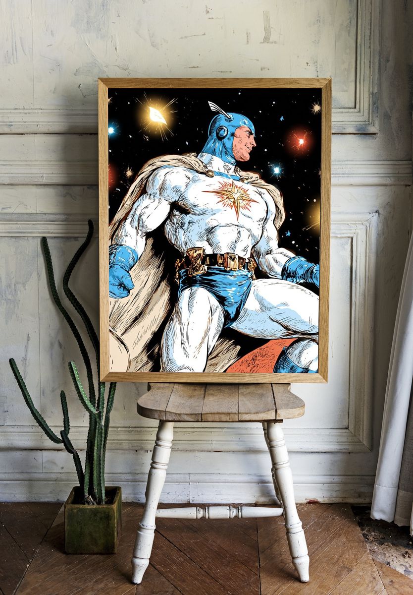 Captain Marvel Cosmic Hero Poster. — room view 1