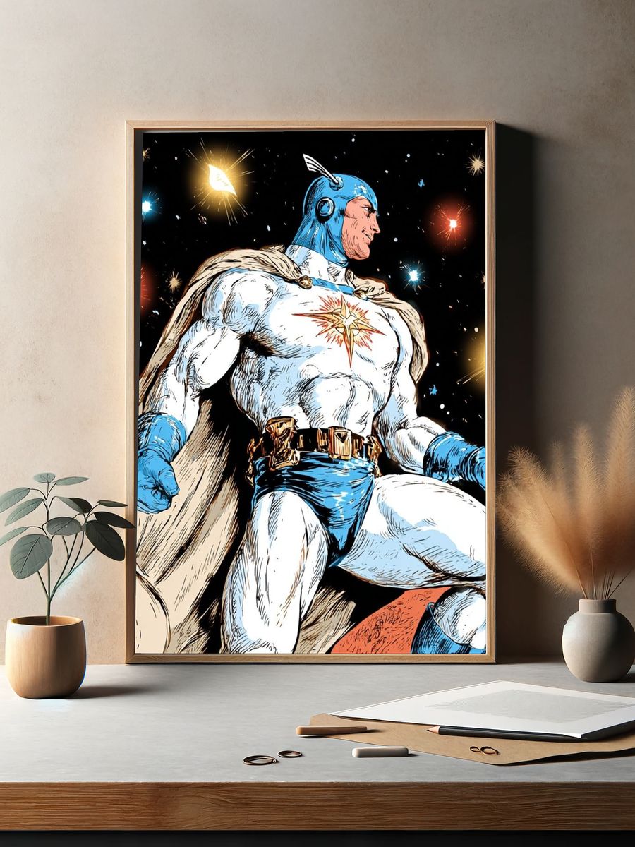 Captain Marvel Cosmic Hero Poster. — room view 2