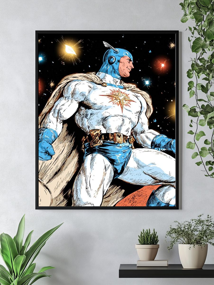 Captain Marvel Cosmic Hero Poster. — room view 4