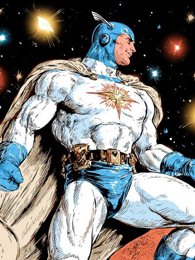 Captain Marvel Cosmic Hero Poster