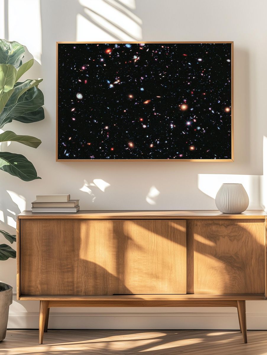 Cosmic Wonders — Space Print. — room view 3