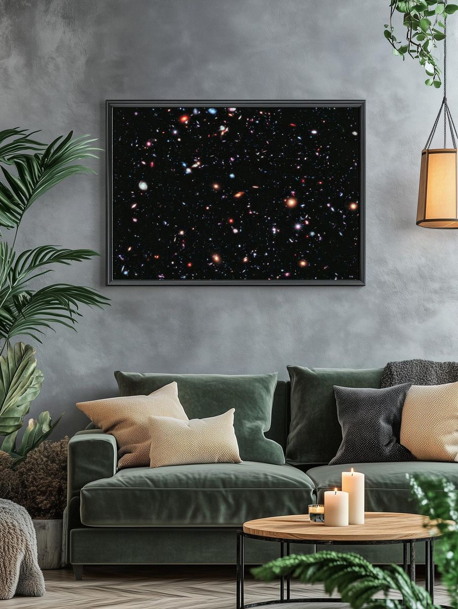 Cosmic Wonders — Space Print. — room view 4