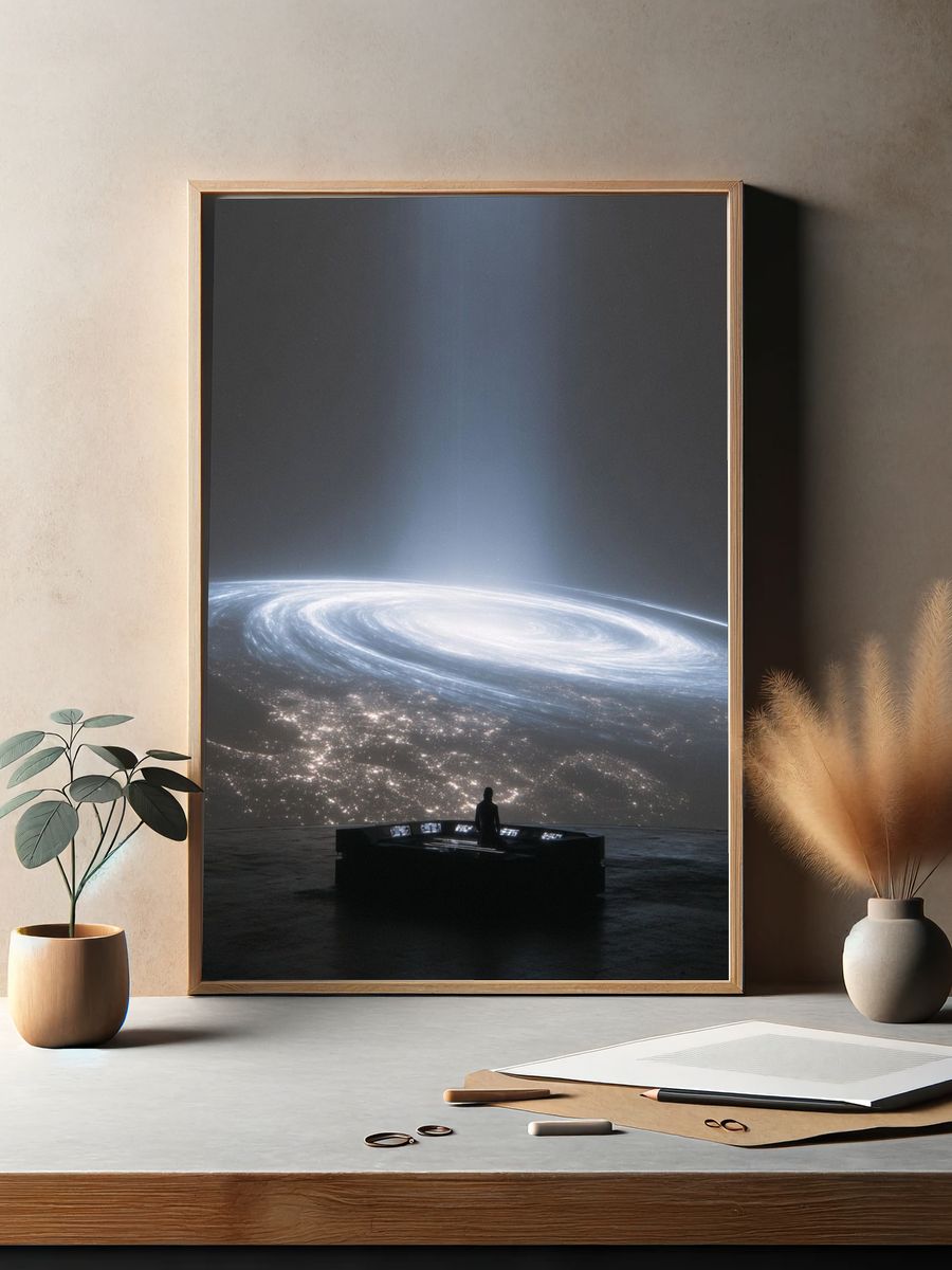 Cosmic Observer — Space Print. — room view 2
