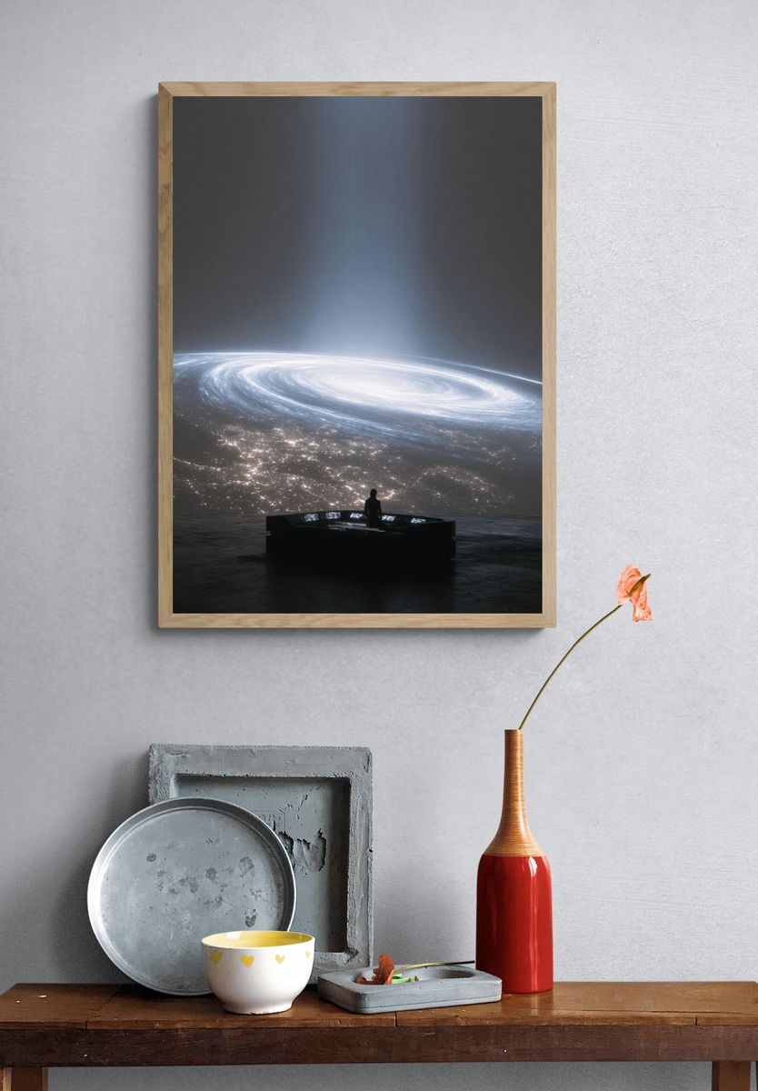 Cosmic Observer — Space Print. — room view 3