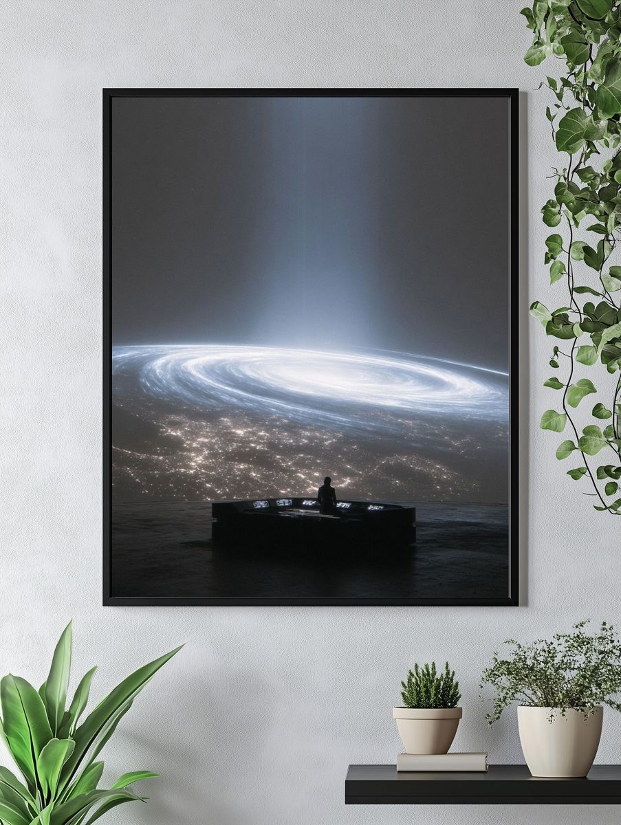 Cosmic Observer — Space Print. — room view 4